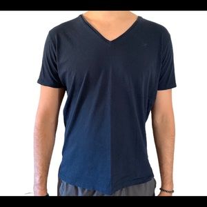 Diesel V neck dark blue shirt size L